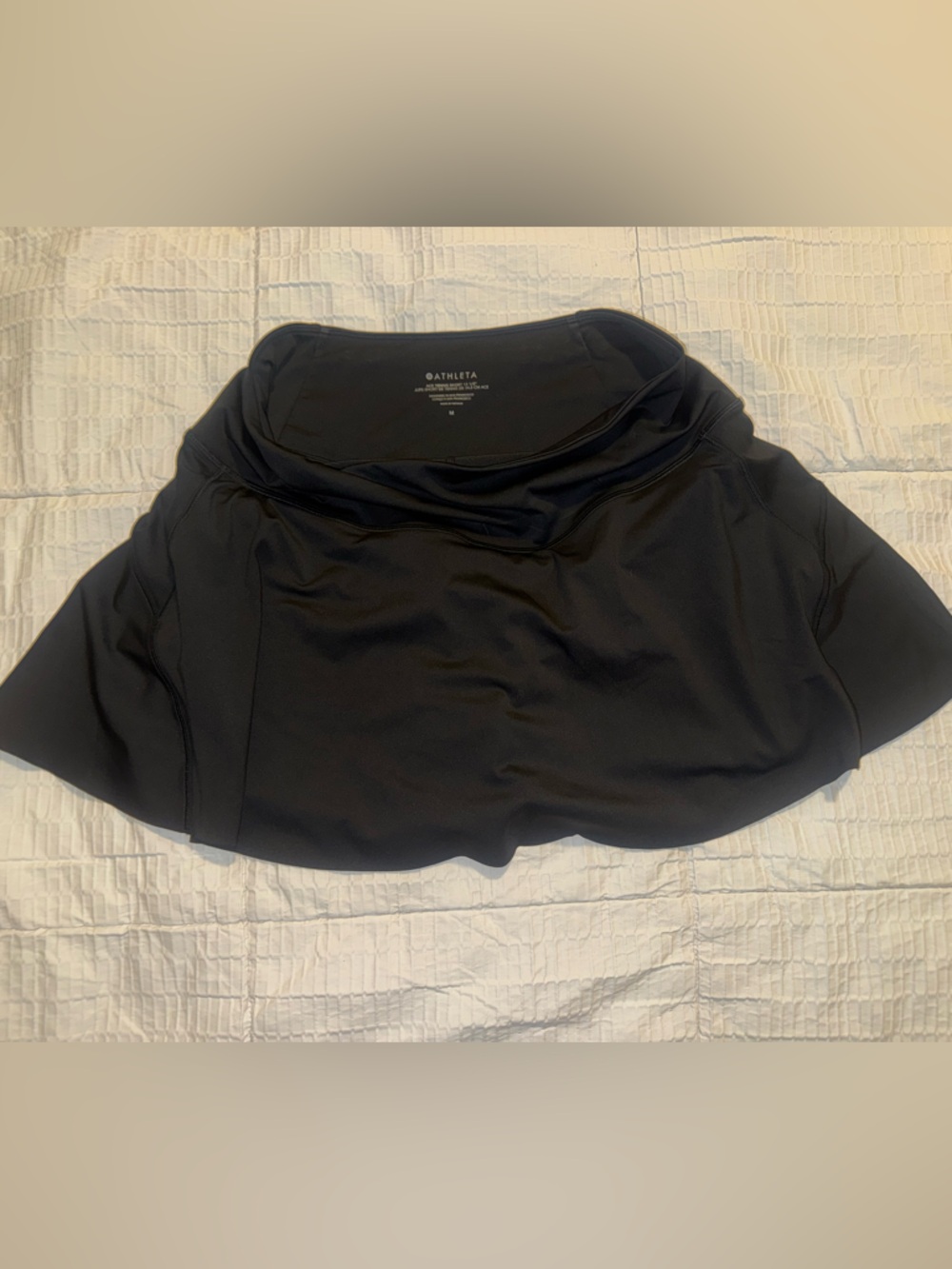 Black Athletic Short Sleeve Top